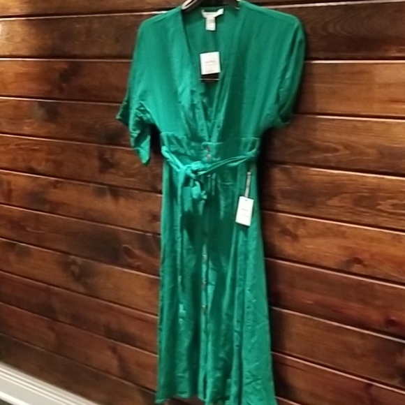 Green FOREVER 21dress - Picture 1 of 2